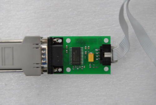 ICM MAXIM MAX207CWG RS232 COMMUNICATION BOARD W/CABLES & ADAPTER(S17-2-15A)