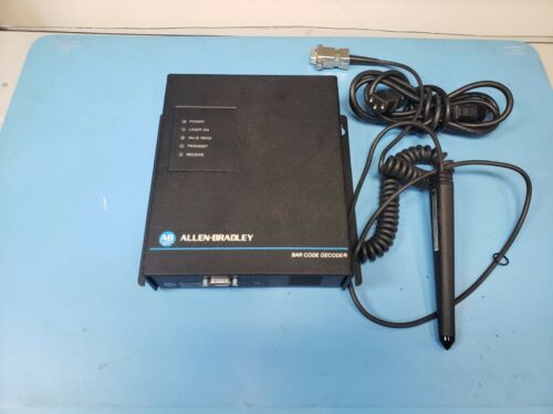 Allen Bradley Bar Code Decoder Module Workstation 2755-DH1 with 2755-W1 Wand