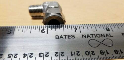 9 New Swagelok Stainless Steel Elbow Tube Fittings 3/8" x 1/4" MNPT S-600-2-4