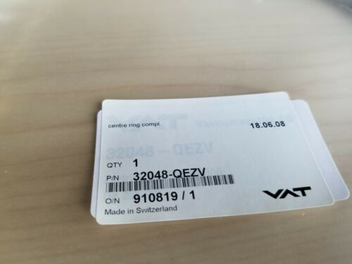 New VAT Stainless Steeel ISO DN250 Viton Vacuum Centering Ring 32048-QEZV