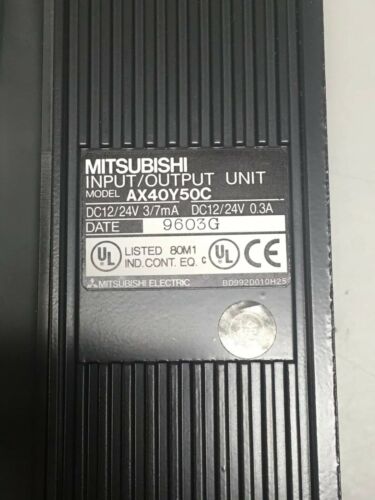 Mitsubishi Melsec PLC Input/Output Unit AX40Y50C used