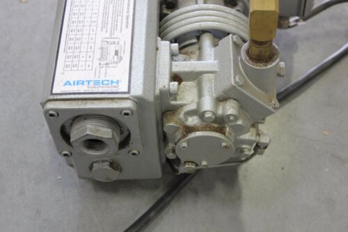Airtech Rotary Vane Vacuum Pump With Motor L12-G1 7CFM 2.0 TORR