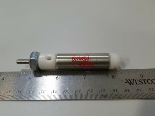 Bimba PC-021-D Acetal Resin End Cap SS Pneumatic Cylinder 100PSI