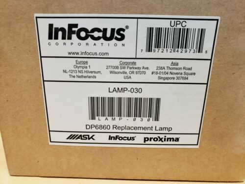 Infocus DP6860 Lamp-030 Projector Lamp Bulb Replacement in housing