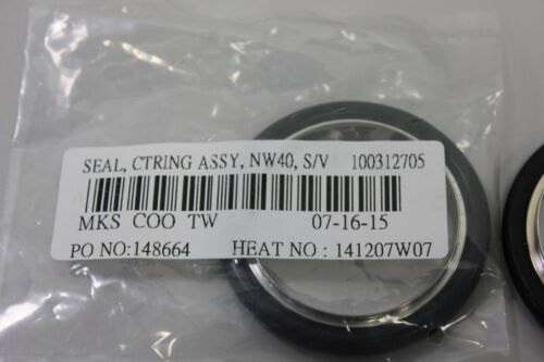 Unused NW40 NW 40 Centering Ring Stainless/Viton