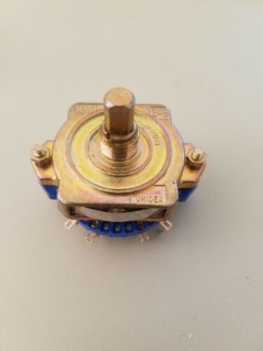 1 Unidex 249 10076047 Rotary Switch Blue