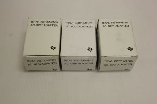 (3) NEW Texas Instruments AC 9201 Adapter Power Supply 120V