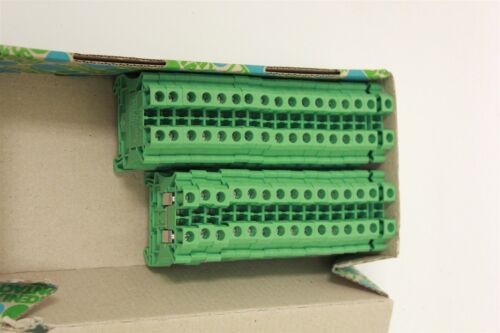 (32) PHOENIX CONTACT TERMINAL BLOCK DIN RAIL MOUNT UT 6 GN