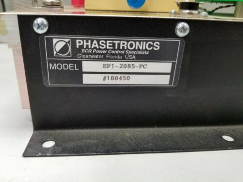 Phasetronics SCR Power Control EP1-2085-FC
