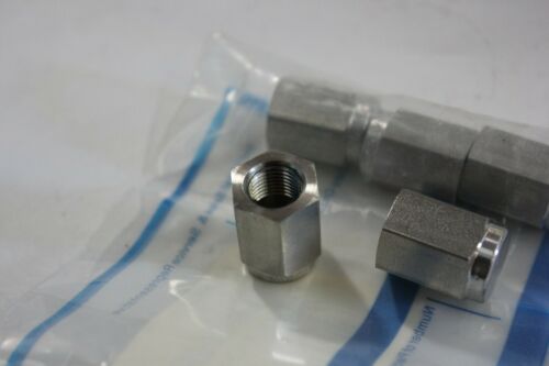 5 New Swagelok Stainless Steel 1/8" Pipe Cap Fittings SS-2-CP