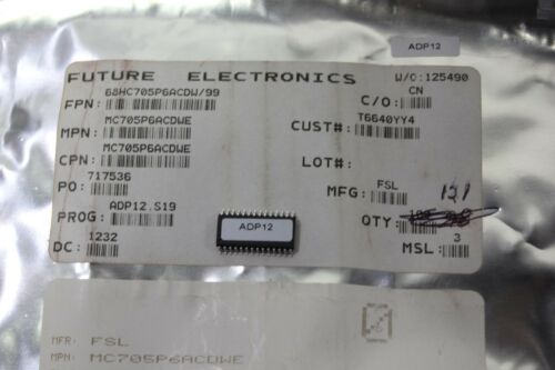 121 Pcs NXP MC705P6ACDWE IC MCU 8BIT OTP 28SOIC Microcontroller