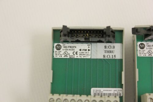 Lot of 2 AB Allen bradley Narrow Interface Modules 1492-IFM20FN
