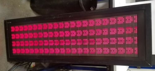 Daktronics Galaxy 32x128 Led Matrix Display 7.6mm Red/green/amber Rs422