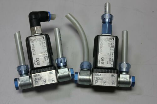 lot of 2 Burkert Solenoid Valves 6014 456650J C 2 way