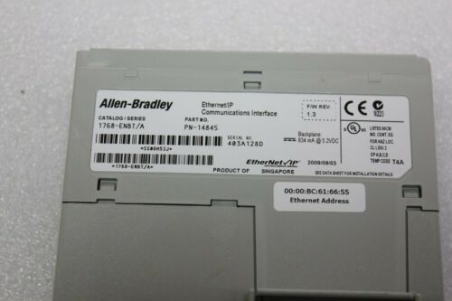 Allen Bradley Compactlogix Ethernet/IP PLC Module 1768-ENBT/A