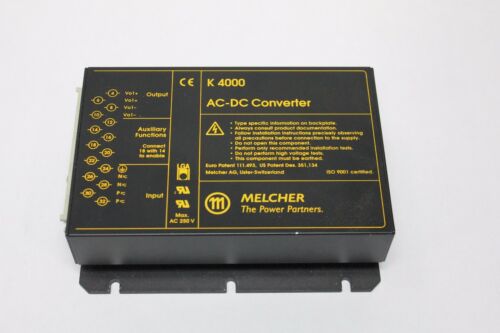Melcher AC-DC Converter k 4000 12vdc 0....12A LK 4302-9ERD4T