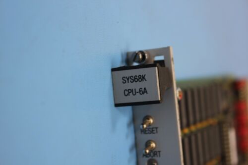 Force SYS68K CPU-6A Vme Cpu Board