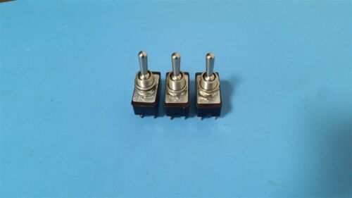 3 UNUSED VINTAGE ARROW-HART ON/OFF TOGGLE SWITCH 3A 250V 4POLE