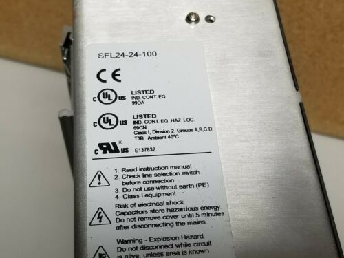 Sola Automation Power Supply 24VDC 24A SFL24-24-100
