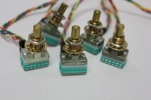 5pcs UNUSED ELECTROSWITCH ENCLOSED ROTARY SWITCH C1D0203S-0603