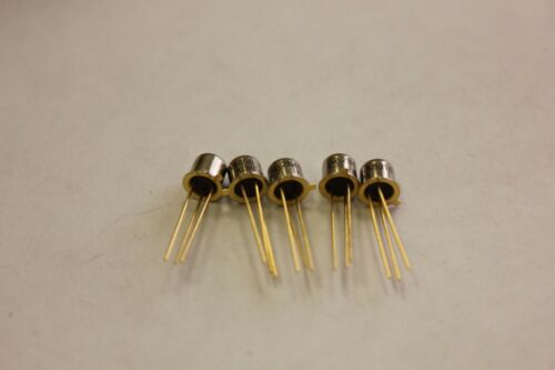 5 Motorola 2N4856 Gold Lead Transistors