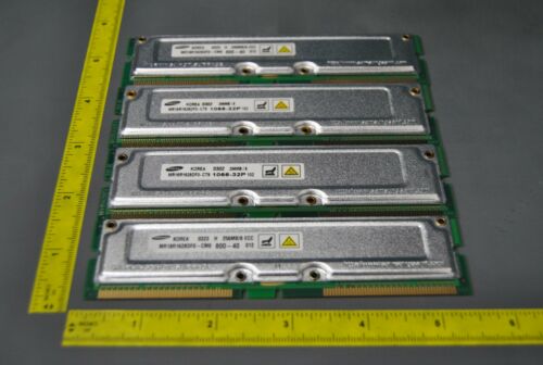 1GB(4X256MB) RDRAM RAMBUS RAM SAMSUNG 256MB/8 ECC (S7-6-17C)