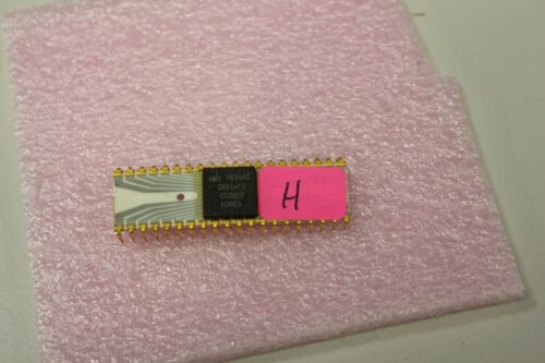 Vintage AMI Gold/Grey Trace CPU Chip Processor (H)