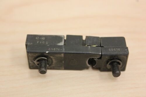 AMP Crimper Crimp Tool Die Set 69874-3 12-10 PIDG