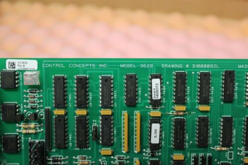 Control Concepts Scr Power Controller Firing Card Circuit Board 3629 Sc3629