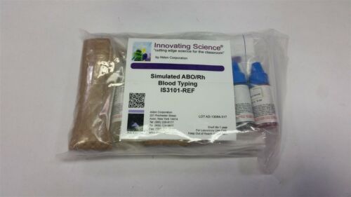 ALDON INNOVATING SCIENCE LAB ACTIVITY: ABO/Rh BLOOD TYPING KIT IS3101 REFILL