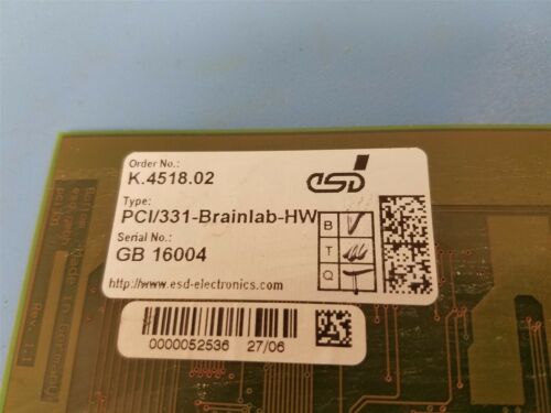 Esd Brainlab Pci to Can Pci/331-brainlab-hw Medical Interface Card