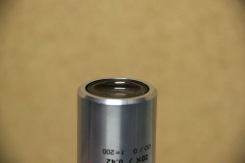 Mitutoyo M Plan Apo Microscope Objective 20X / 0.42 ∞/0 f=200 378-804-2