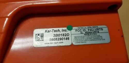Kar-Tech 3B0182D Saic Wireless Remote Transmitter Controller