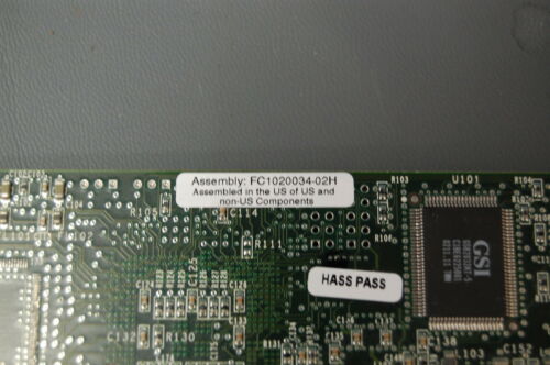 EMULEX FC1020034-02H FIBER/FIBRE CHANNEL PCI-X ADAPTER CARD HBA 2GB (S17-1-26B)