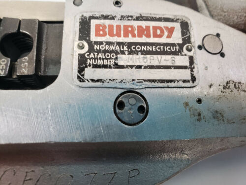 Burndy MR8PV-6 Hand Crimper Crimping Tool