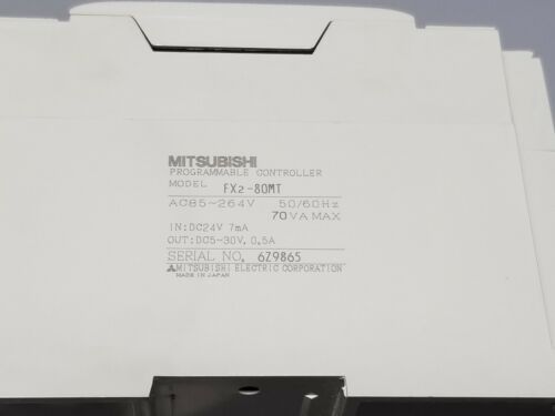 Mitsubishi Programmable Controller FX2-80MT PLC