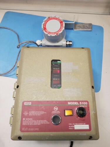 MSA Model 5100 Gas Monitor + 481093 Oxygen O2 Sensor