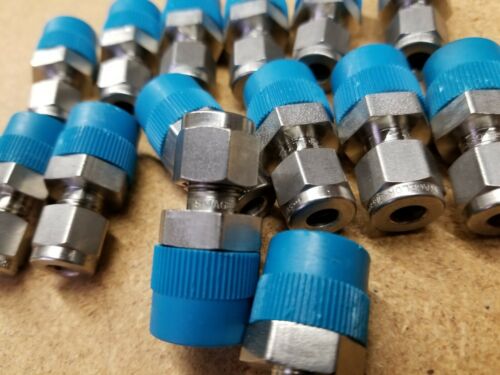 14 New Swagelok Stainless Steel Male Connector Fittings 1/4x3/8mnpt SS-400-1-6