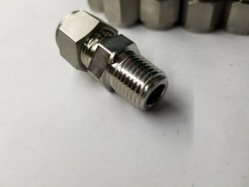 10 New Swagelok Stainless Steel Male Connector Fitting 3/8X1/4 SS-600-1-4