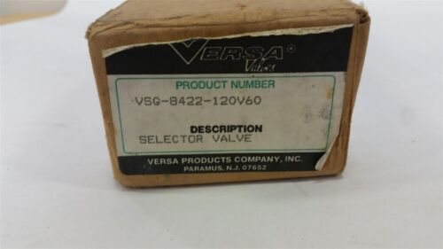 VERSA VALVES SELECTOR VALVE VSG-8422-120V60