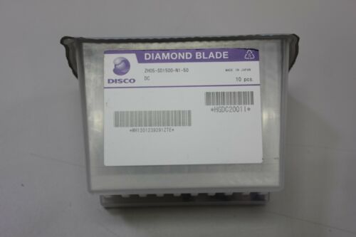 10 New Factory Sealed Disco Wafer Diamond Blades ZH05-SD1500-N1-50