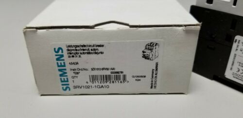 New Siemens Circuit Breaker 3RV1021-1GA10