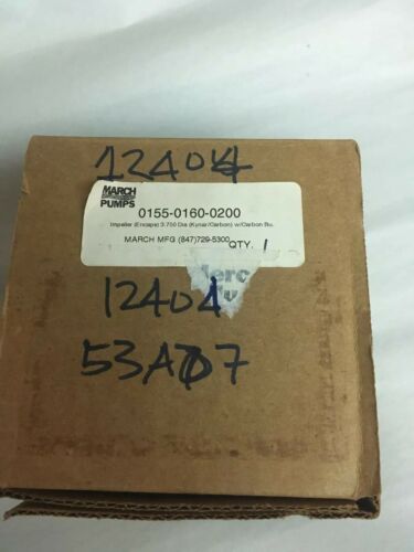March Encapsulated Impeller 0155-0160-0200 3.75 Dia NEW