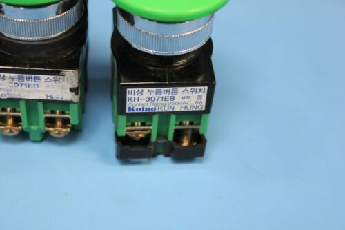 5 Koino KH-3071EB Green Push Button Switch