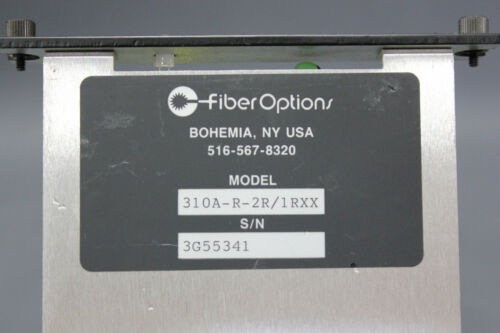 FIBER OPTIONS FIBER OPTIC AUDIO RECEIVER Rx 310A-R-2R/1RXX (S22-3-1C)