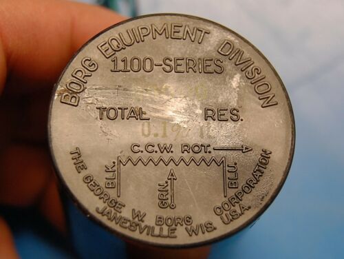 BORG 1100-SERIES POTENTIOMETER VINTAGE 30000 .01% IL