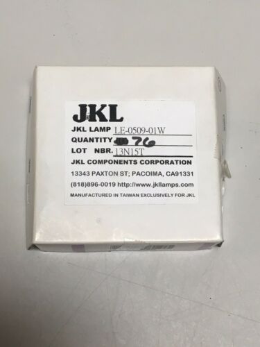 JKL Lamp bulb LE-0509-01W 76 PCS New