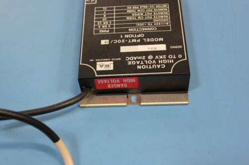 Bertan Modular High Voltage Power Supply 0-2KV @ 2mADC PMT-20C/N OPTION 1