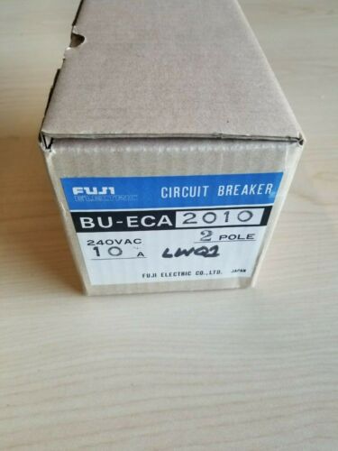 New Fuji 10A Circuit Breaker BU-ECA2010 240VAC 2 Pole