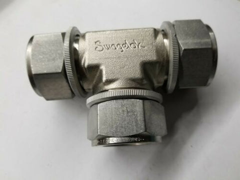 New Swagelok 1" Union Tee Tube Fitting SS-1610-3